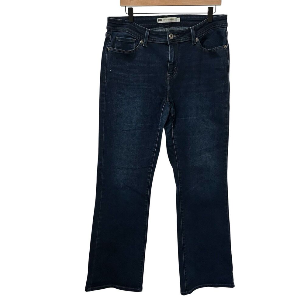 Levis 529 Curvy Bootcut Jeans SIZE 14 Dark Wash Festival Cowgirl Country Dressy